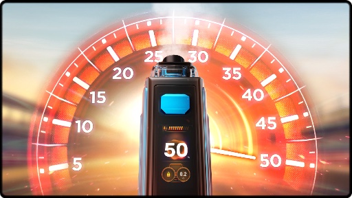 Une puissance de 50 watts